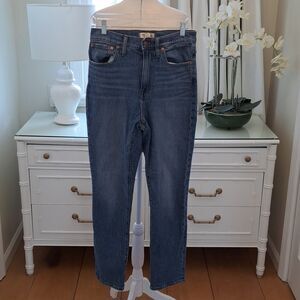 Madewell High-Rise Women’s Jeans in Dark Blue Wash